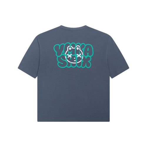 Футболка Ymkashix logo face темно-серая