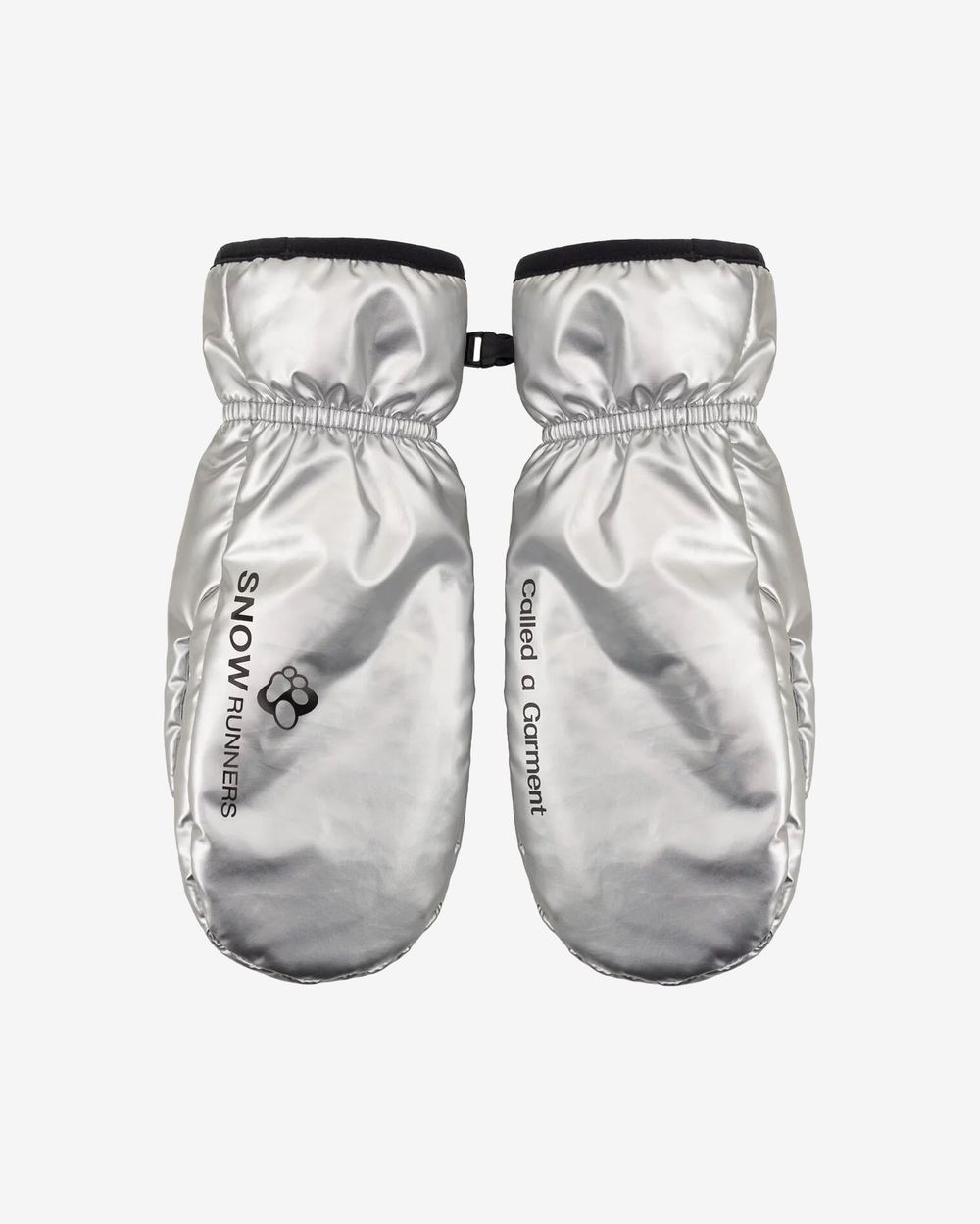 Варежки Called a Garment Snow Runners серебристые