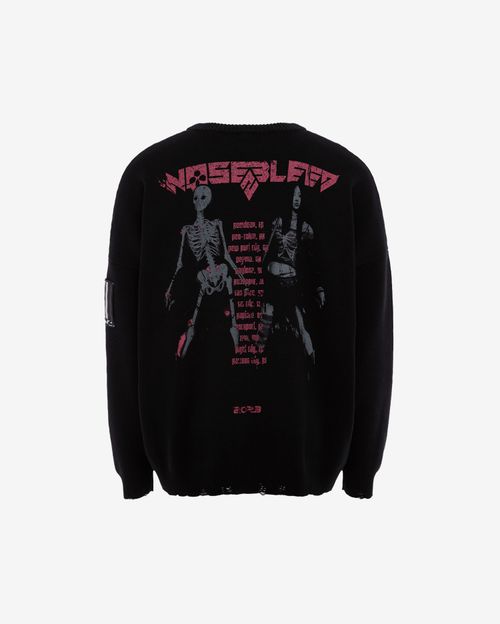 Свитер Heartz Double-Barreled Tour Decostructed черный