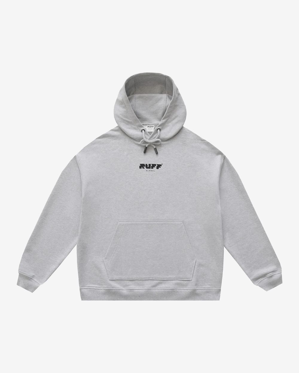 Худи RUFF Global Base Square Logo серое