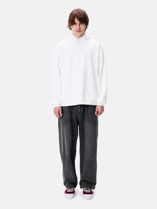 Худи Яндекс «Y» Garment Dyed молочное