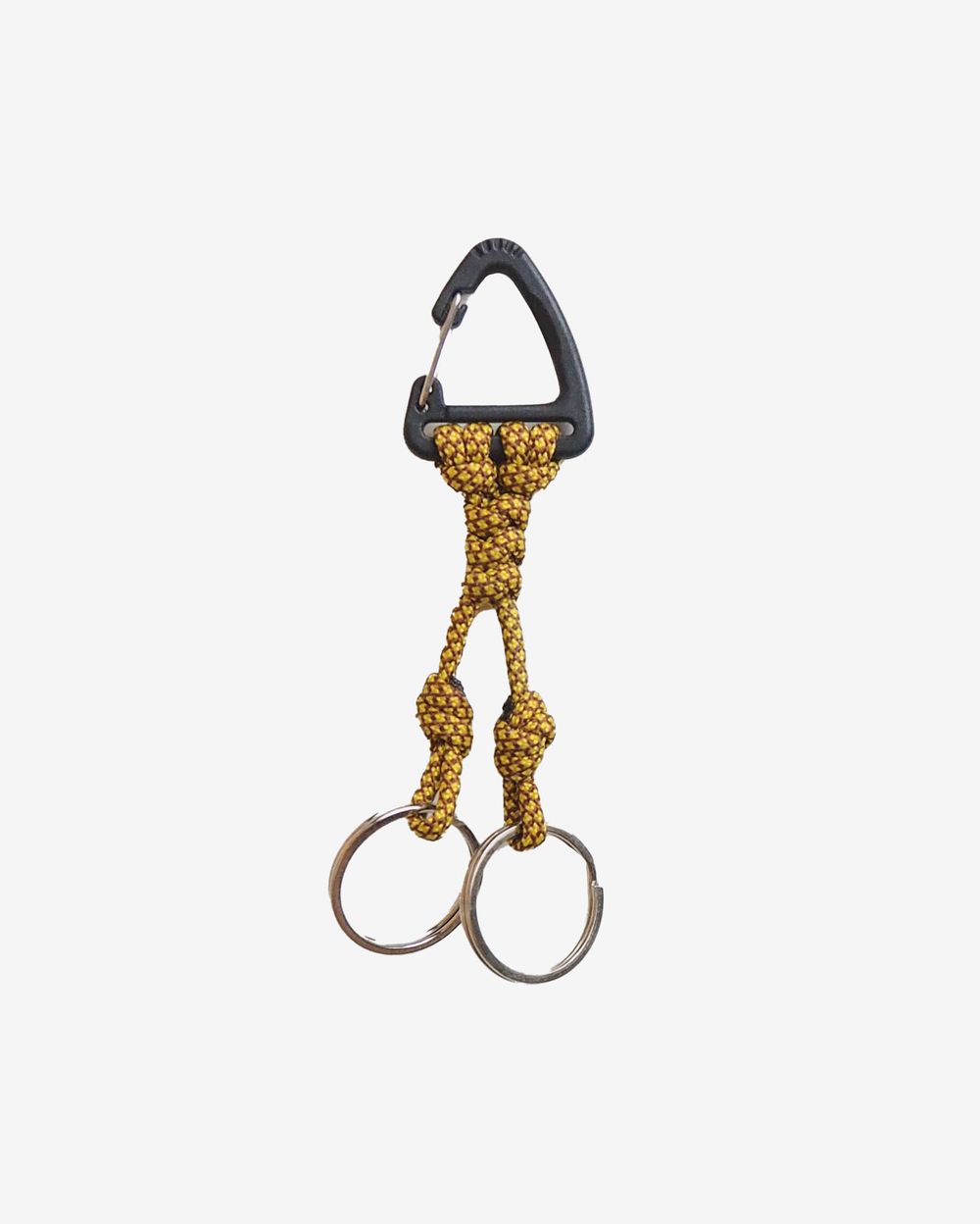 Брелок Ack Items Треугольник (желто-коричневый snake шнурок)