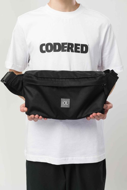 Сумка поясная Codered Big Черный/Черная стропа