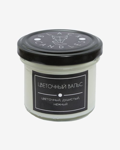 Свеча Black Fox Candles Цветочный вальс 100 мл.