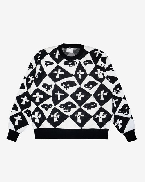 Свитер Creepy Clothing Ромб черный